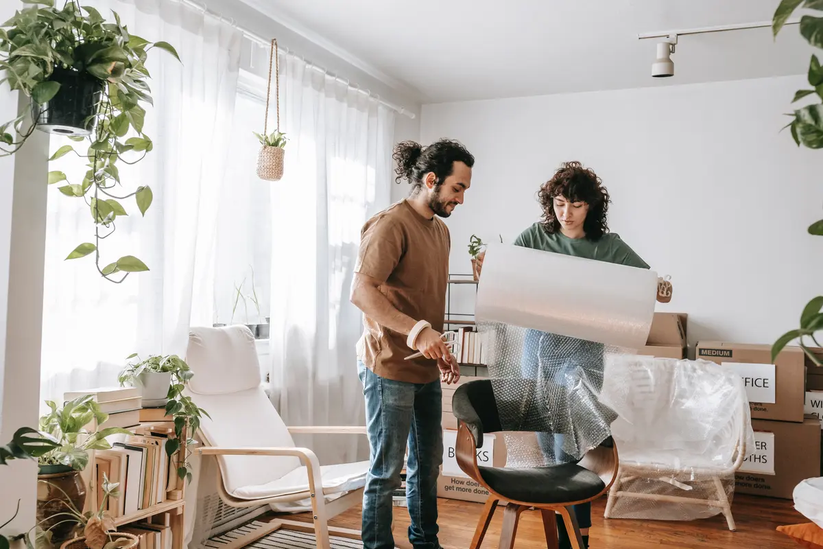 A clean, decluttered home